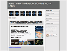 Tablet Screenshot of parallaxsounds.com